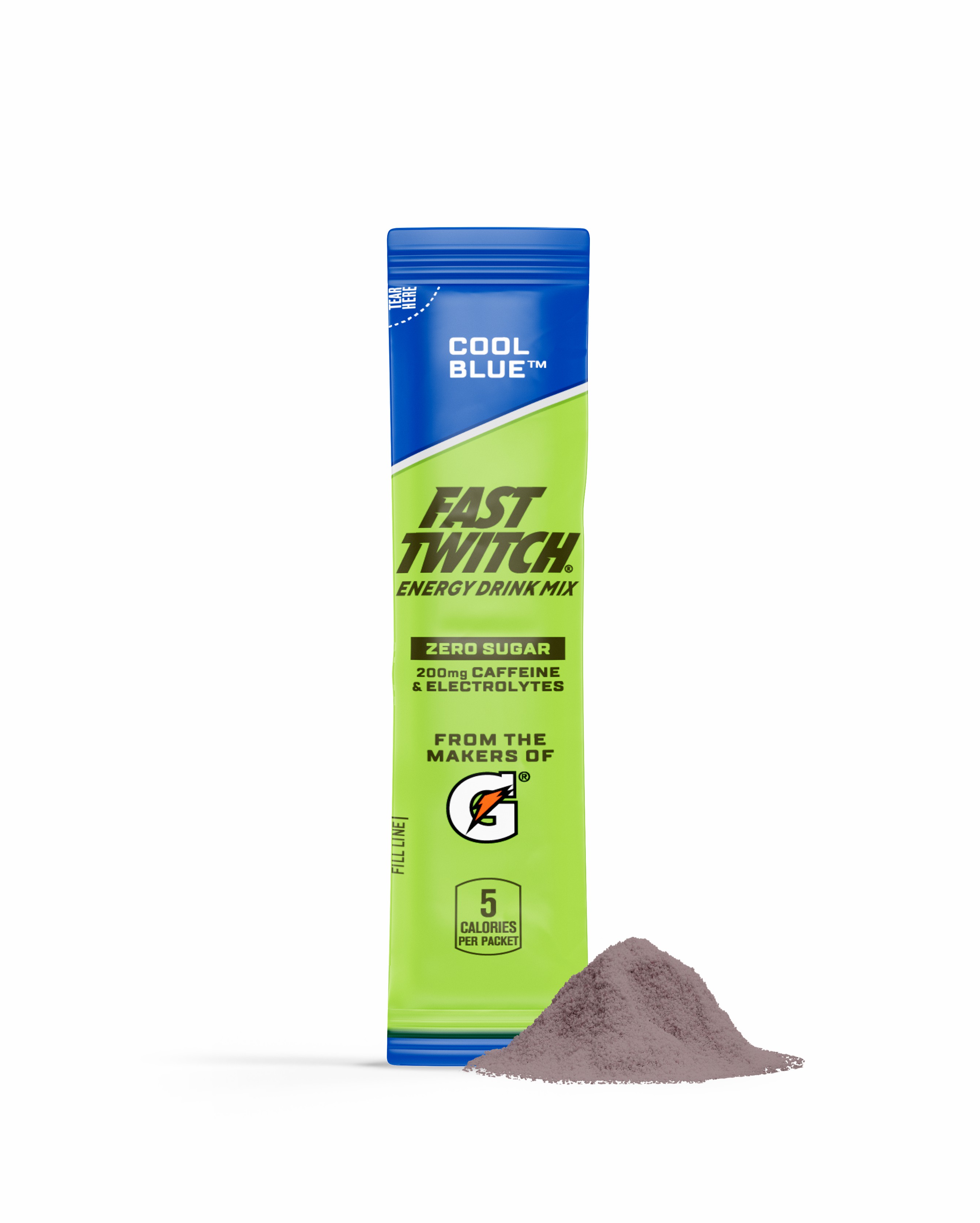 Gatorade Fast Twitch Powder Sticks (40 sticks) Powders Cool Blue | LP2948063