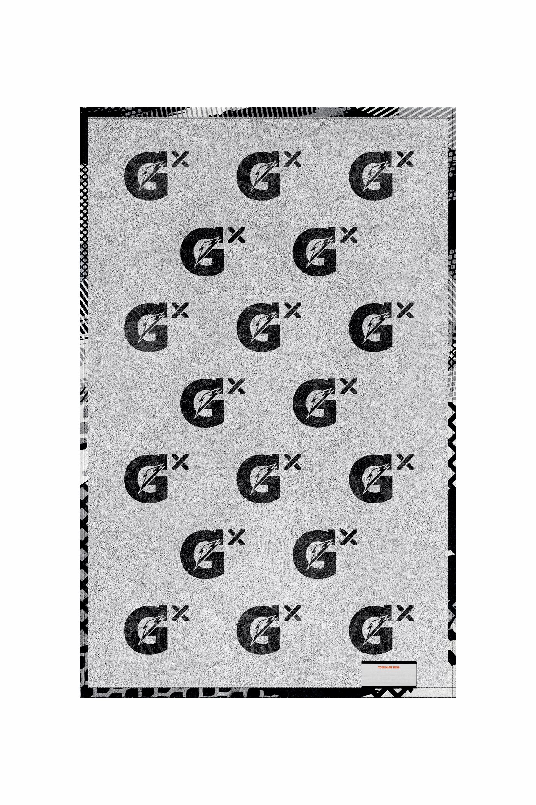 Gatorade Glitched Towel Towels All Smoke | XL0683152