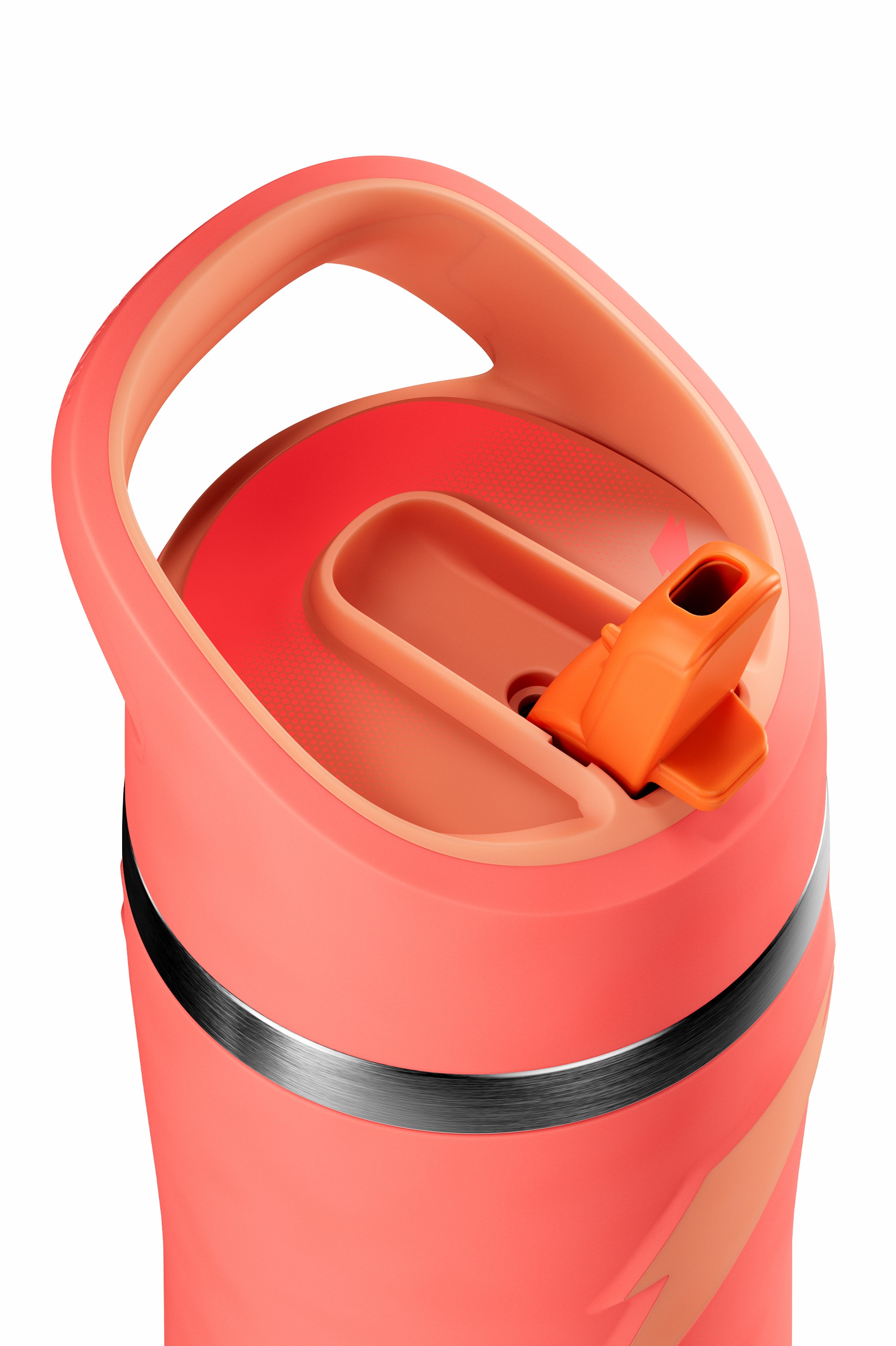Gatorade Overtime Stainless Steel Water Bottle (Straw Cap) Bundle 22oz Water Bottles Coral | EQ0762853