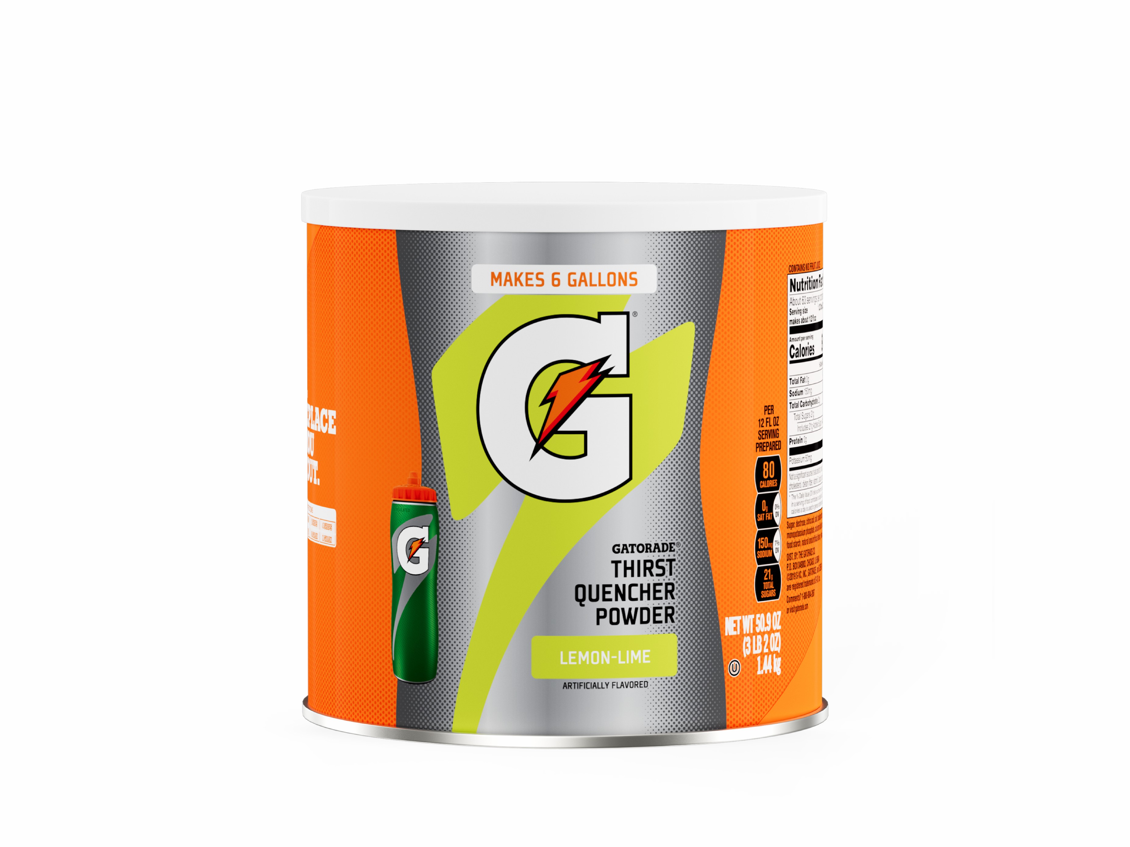 Gatorade Thirst Quencher Powder (3 canisters) Powders Lemon-Lime | BJ9485062
